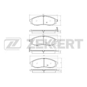 Колодки торм. диск. перед <b>ZEKKERT BS-2522</b>