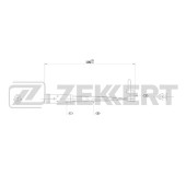 Датчик износа тормозных колодок MB C-Class (203 204) 00- E-Class (207 211 212) 02- S-Class (220 <b>ZEKKERT BS-8009</b>