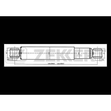 Амортизатор подвески газ. зад. Toyota Hilux (N_) 05- <b>ZEKKERT SG-2837</b>