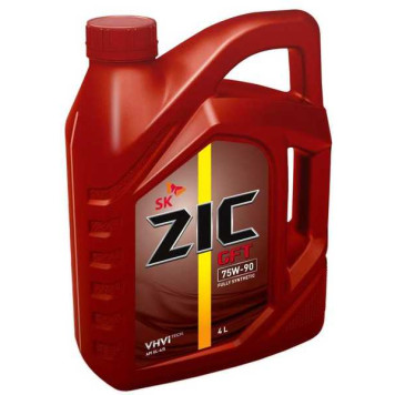 ZIC GFT 75W90 (4л) трансмиссионное для МКП полностью синтетическое
