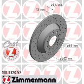 Диск тоPмозной <b>ZIMMERMANN 100332052</b>