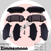 Молдинг пер бампера хром TOYOTA PRIUS, 04 - GD8933A <b>ZIMMERMANN 220651751</b>