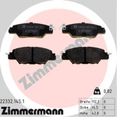 Колодки зад MAZ CX-5 17- <b>ZIMMERMANN 223321451</b>