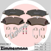 Колодки тоPмозные дисковые <b>ZIMMERMANN 250221852</b>