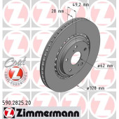 Диск тормозной TOYOTALEXUS Coat Z <b>ZIMMERMANN 590282520</b>