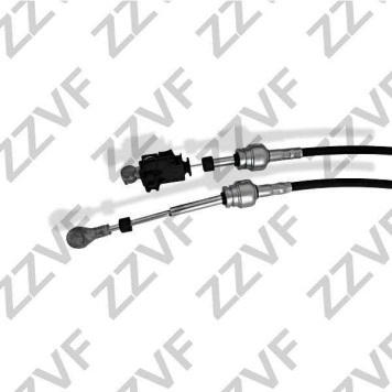 Трос механизма выбора передач BOXER- II JUMPER-II DUCATO-III 00-06 <b>ZZVF ZV2455V9</b>-2