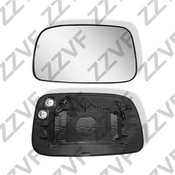 Зеркальный элемент асферический с обогревом левый (L) TOYOTA AVENSIS 2003-2006 <b>ZZVF ZVTO1103L</b>