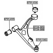 Пыльник шаровой опоры <b>ASVA 070554G</b>