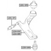 Рычаг передний нижний правый <b>ASVA 1224009</b>