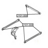 Сайлентблок задней продольной тяги (1021602206021300024316, китай) <b>ASVA 2101009</b>