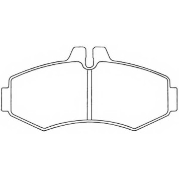 Комплект тормозных колодок, дисковый тормоз <b>ASVA AKD0332</b>