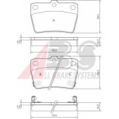Колодки тормозные дисковые для TOYOTA RAV 4(ACA2#,CLA2#,XA2#,ZCA2#) <b>A.B.S. 37227</b>