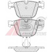 Колодки тормозные дисковые для BMW 1(E82), 3(E90, E92, E93), 5(E60, E61), 6(E63, E64), 7(E65, E66, E67, F01, F02, F03, F04), X5(E70, F15, F85), X6(E71, E72, F16, F86) <b>A.B.S. 37371</b>