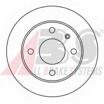 Тормозной диск A.B.S. 15981