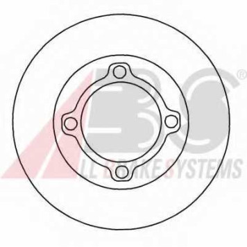 Тормозной диск A.B.S. 16017