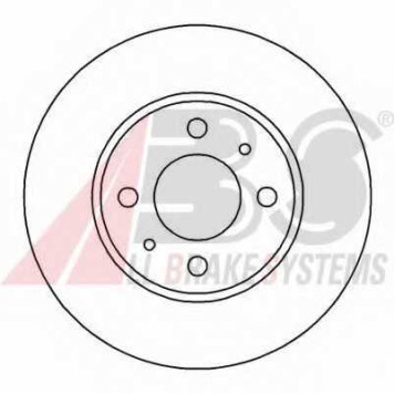 Тормозной диск A.B.S. 16046