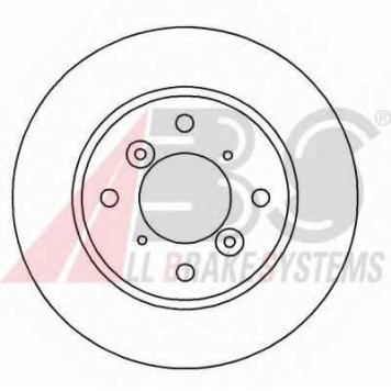 Тормозной диск A.B.S. 16626