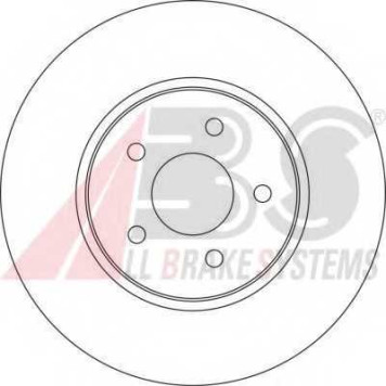 Тормозной диск A.B.S. 17151