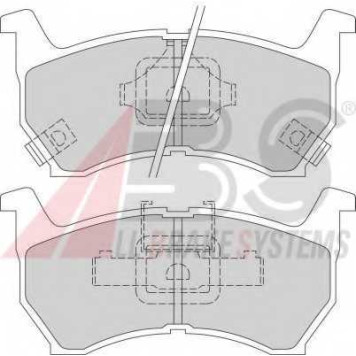 Колодки тормозные дисковые для MAZDA 626(GC) <b>A.B.S. 36531/1 / 20794</b>