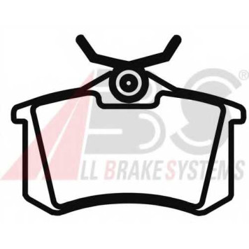 Колодки тормозные дисковые для AUDI A2, A4, A6, TT / PEUGEOT 405 / RENAULT AVANTIME, CLIO, ESPACE, FLUENCE, GRAND, MEGANE, MODUS, SCENIC, TWINGO / SKODA OCTAVIA, SUPERB / VW BORA, CORRADO, GOLF, JETTA, NEW BEETLE, PASSAT, POLO, SCIROCCO, VENTO <b>A.B.S. 3