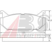 Колодки тормозные дисковые для MAZDA 626(GE), MX-6(GD,GE), XEDOS 6(CA) <b>A.B.S. 36796 / 21766</b>