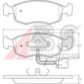Колодки тормозные дисковые для FORD MONDEO(BAP,BFP), SCORPIO(GAE,GGE), SIERRA(GBC) <b>A.B.S. 36846</b>