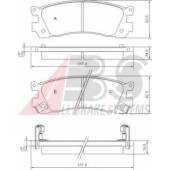 Колодки тормозные дисковые для MAZDA 929(HD), MPV(LV), XEDOS 9(TA) <b>A.B.S. 36930</b>