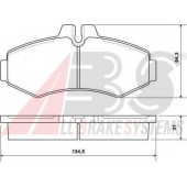 Колодки тормозные дисковые для MERCEDES SPRINTER(901,902,903), V(638/2), VITO(638) <b>A.B.S. 37095</b>