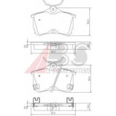 Колодки тормозные дисковые для HONDA ACCORD(CG,CH,CK,CL,CM) <b>A.B.S. 37175</b>