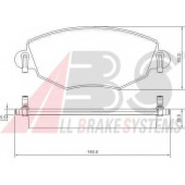 Колодки тормозные дисковые для FORD MONDEO(B4Y,B5Y,BWY) <b>A.B.S. 37215</b>
