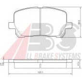 Колодки тормозные дисковые для TOYOTA AVENSIS(#ACM2#,#CLM2#) <b>A.B.S. 37328</b>