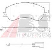 Колодки тормозные дисковые для FORD TRANSIT TOURNEO, TRANSIT <b>A.B.S. 37558</b>