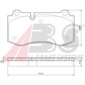 Колодки тормозные дисковые для MERCEDES CLS(C219), E(S211,W211), S(C216,W221), SL(R230) <b>A.B.S. 37565</b>