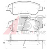 Колодки тормозные дисковые для HONDA CR(RD#,RE) <b>A.B.S. 37650</b>