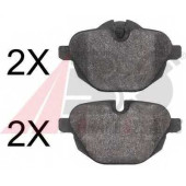 Колодки тормозные дисковые для BMW 5(F10,F11,F18), i8(I12), X3(F25), X4(F26), Z4(E89) <b>A.B.S. 37731</b>