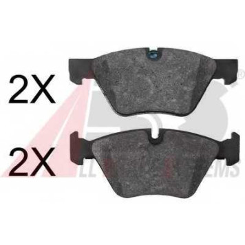 Колодки тормозные дисковые для BMW 5(F10,F11,F18) <b>A.B.S. 37786</b>