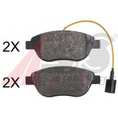 Колодки тормозные дисковые для FIAT DOBLO(152,263,263#), PUNTO(199) <b>A.B.S. 37871</b>