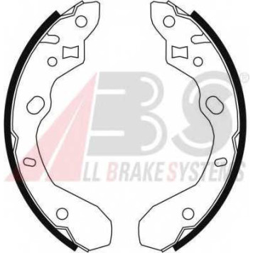 Комплект тормозных колодок для MAZDA 323 F(BJ), FAMILIA(BJ) <b>A.B.S. 9066</b>