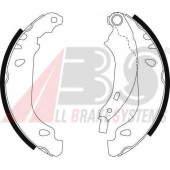 Комплект тормозных колодок для RENAULT CLIO(5/357#, B/C57#, BB0/1/2#, CB0/1/2#, SB0/1/2#), LOGAN(LS#), SANDERO/STEPWAY, THALIA(LB0/1/2#, LU1/2#) <b>A.B.S. 9092</b>