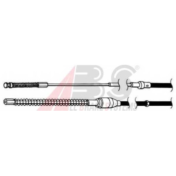 Трос стояночной тормозной системы A.B.S. K12886