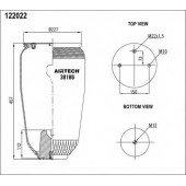 Кожух пневматической рессоры AIRTECH 122022 / 38186 P