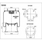 Кожух пневматической рессоры AIRTECH 130102 / 3813  K