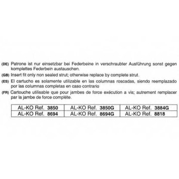 Амортизатор AL-KO 8694G