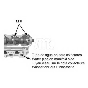 Головка цилиндра AMC 908704-1
