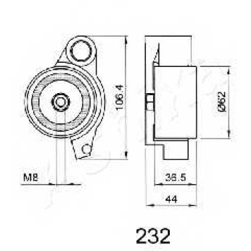 Натяжитель ремня ГРМ ASHIKA 45-02-232-1