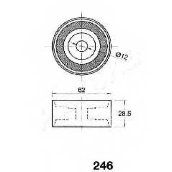 Натяжитель ремня ГРМ ASHIKA 45-02-246-1