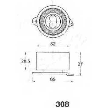 Натяжитель ремня ГРМ ASHIKA 45-03-308-1