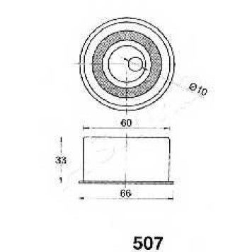 Натяжитель ремня ГРМ ASHIKA 45-05-507-1