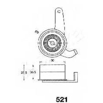 Натяжитель ремня ГРМ ASHIKA 45-05-521-1