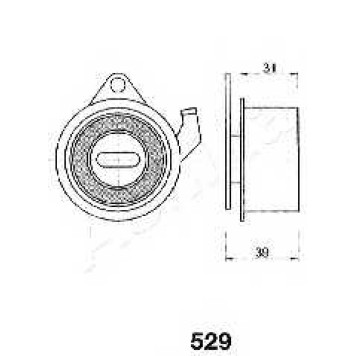 Натяжитель ремня ГРМ ASHIKA 45-05-529-1